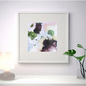 Transformations purple print 2 b in white ribba
